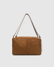 Load image into Gallery viewer, Marissa Suedette Shoulder Bag - Cognac