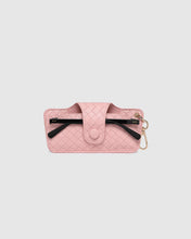 Load image into Gallery viewer, Skittle Sunglass Case - Woven Pastel Pink