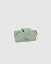 Load image into Gallery viewer, Skittle Sunglass Case - Woven Sage Green