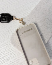 Load image into Gallery viewer, Iris Keyring with Phone Attachment - Black