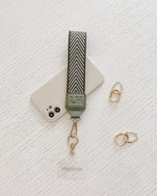Load image into Gallery viewer, Iris Keyring with Phone Attachment - Sage Green