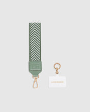 Load image into Gallery viewer, Iris Keyring with Phone Attachment - Sage Green