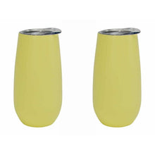 Load image into Gallery viewer, Sparkling Flute - Double Walled - Gelato Lemon