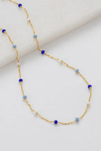 Load image into Gallery viewer, Charlotte Necklace - Blue