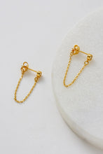Load image into Gallery viewer, Crystal Chain Wrap Earring - Gold