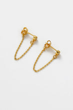 Load image into Gallery viewer, Crystal Chain Wrap Earring - Gold