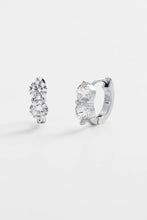 Load image into Gallery viewer, Zoe Huggie - Silver