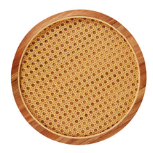 Load image into Gallery viewer, Amalfi Acacia & Rattan Serving Board