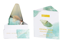 Load image into Gallery viewer, Aquamarine Crystal Soap With Hidden Gemstone