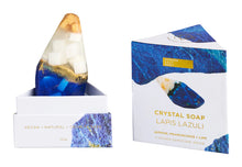Load image into Gallery viewer, Lapis Crystal Soap With Hidden Gemstone