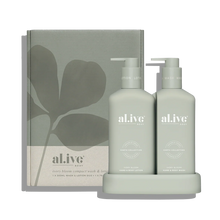 Load image into Gallery viewer, Compact Bathroom Duo, Wash + Lotion - Ivory Bloom