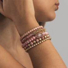 Load image into Gallery viewer, Pink Semi Precious Jumble Bracelet