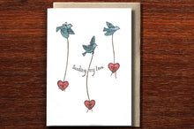 Load image into Gallery viewer, Sending my Love Card - THE NONSENSE MAKER