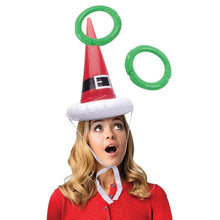 Load image into Gallery viewer, Santa Hat Ring Toss Game