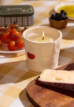 Load image into Gallery viewer, Bistro Tomato Embossed Ceramic Candle - Heirloom Tomato