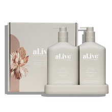 Load image into Gallery viewer, Wash & Lotion Duo + Tray - Sea Cotton & Coconut