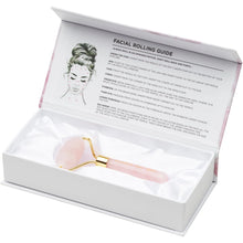 Load image into Gallery viewer, Spiky Rose Quartz Facial Roller