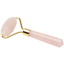 Load image into Gallery viewer, Spiky Rose Quartz Facial Roller