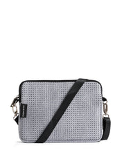 Load image into Gallery viewer, Prene Pixie Light Grey Marle Neoprene Crossbody Bag