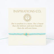 Inspiration Bracelet Mint and Gold