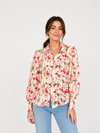 Rose Print Blouse
