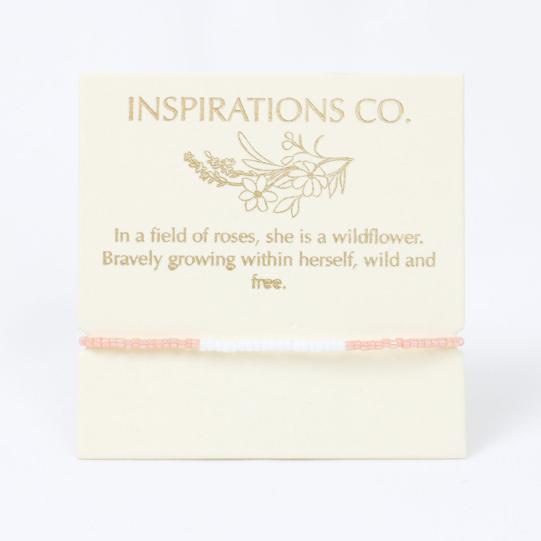 Inspiration Bracelet Pink and White