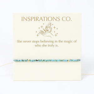 Inspiration Bracelet Turquoise Tort and Gold