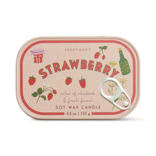 Load image into Gallery viewer, Bistro Tin Candle - Strawberry
