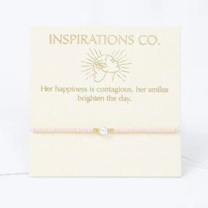 Inspiration Bracelet Pink, White and Gold