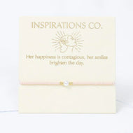 Inspiration Bracelet Pink, White and Gold