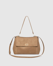 Load image into Gallery viewer, Arden Suedette Shoulder Bag - Honey
