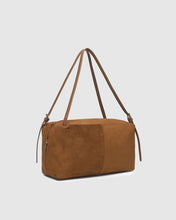 Load image into Gallery viewer, Marissa Suedette Shoulder Bag - Cognac
