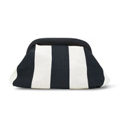 Dumpling Clutch - Black & Cream