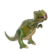 Tyrannosaurus Rex Dinosaur Green 3D Foil Balloon