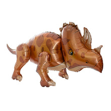 Load image into Gallery viewer, Triceratops Dinosaur 3D Foil Balloon
