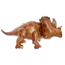 Load image into Gallery viewer, Triceratops Dinosaur 3D Foil Balloon
