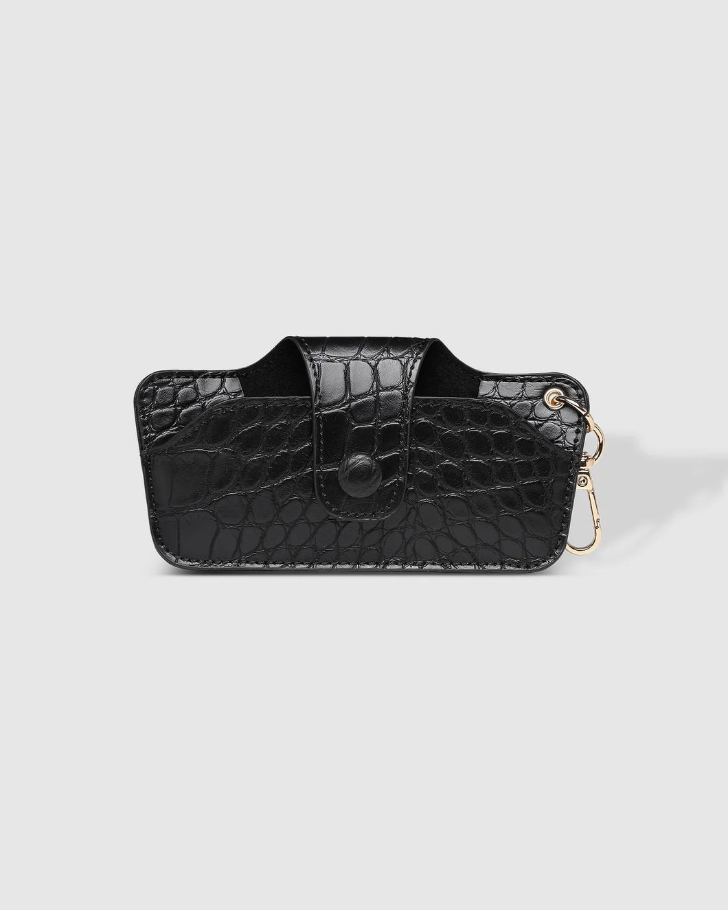 Skittle Sunglass Case - Croc Black