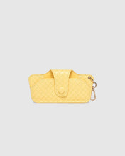 Load image into Gallery viewer, Skittle Sunglass Case - Woven Butter Yellow
