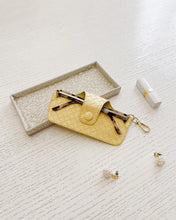 Load image into Gallery viewer, Skittle Sunglass Case - Woven Butter Yellow
