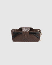 Load image into Gallery viewer, Skittle Sunglass Case - Woven Chocolate
