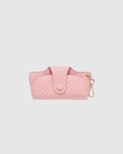 Load image into Gallery viewer, Skittle Sunglass Case - Woven Pastel Pink
