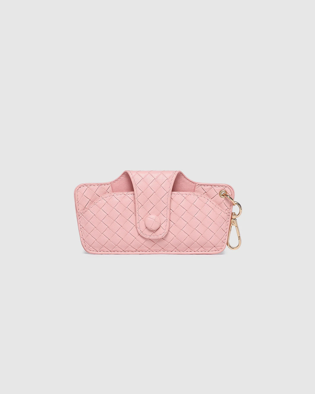 Skittle Sunglass Case - Woven Pastel Pink