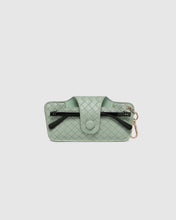 Load image into Gallery viewer, Skittle Sunglass Case - Woven Sage Green
