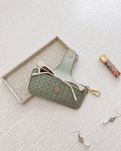 Load image into Gallery viewer, Skittle Sunglass Case - Woven Sage Green
