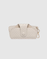 Skittle Sunglass Case - Woven Vanilla