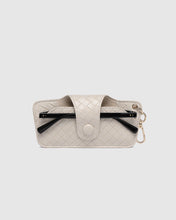 Load image into Gallery viewer, Skittle Sunglass Case - Woven Vanilla
