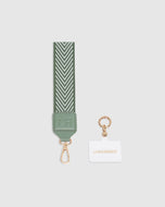 Iris Keyring with Phone Attachment - Sage Green