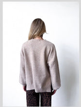 Load image into Gallery viewer, Dark Beige Knit Sweater

