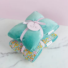 Load image into Gallery viewer, Heat Pillow - Luxe Velvet Seafoam
