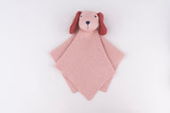Puppy Comforter Rattle Toy - Pink